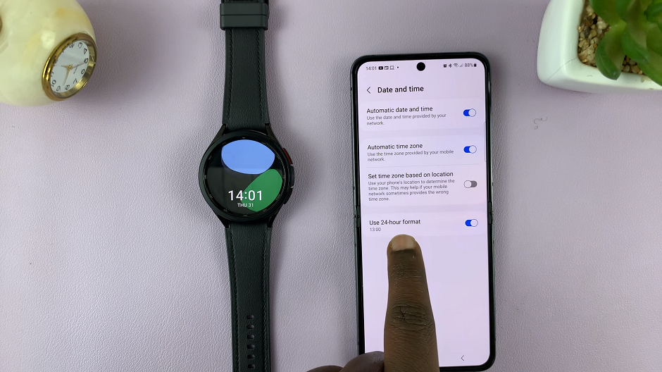How To Change Time Format To 24HR Format On Samsung Galaxy Watch 6/6 Classic