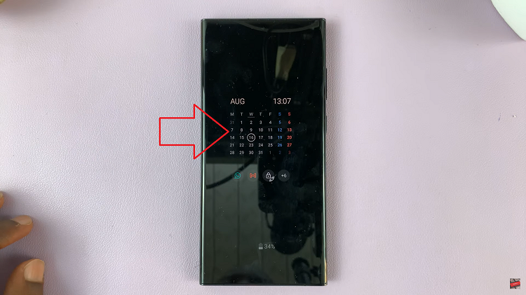 Add Calendar To Always ON Display On Galaxy S23