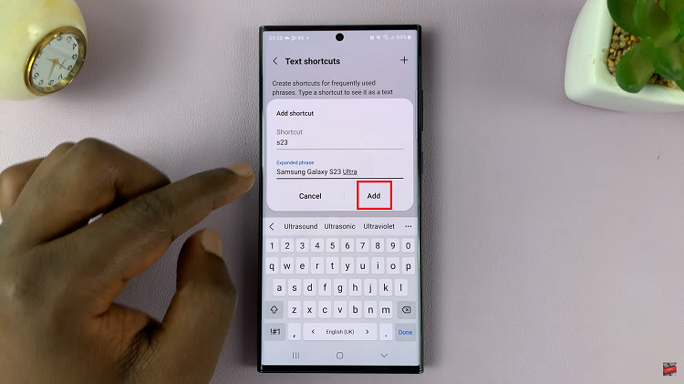 Add Text Shortcuts On Keyboard On Samsung Galaxy S23