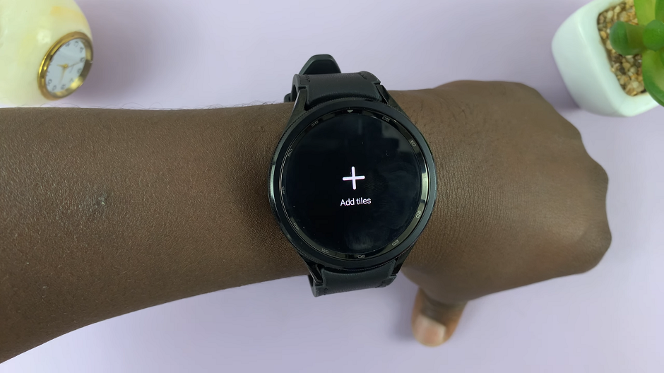 Add Tiles On Watch 6 Classic

