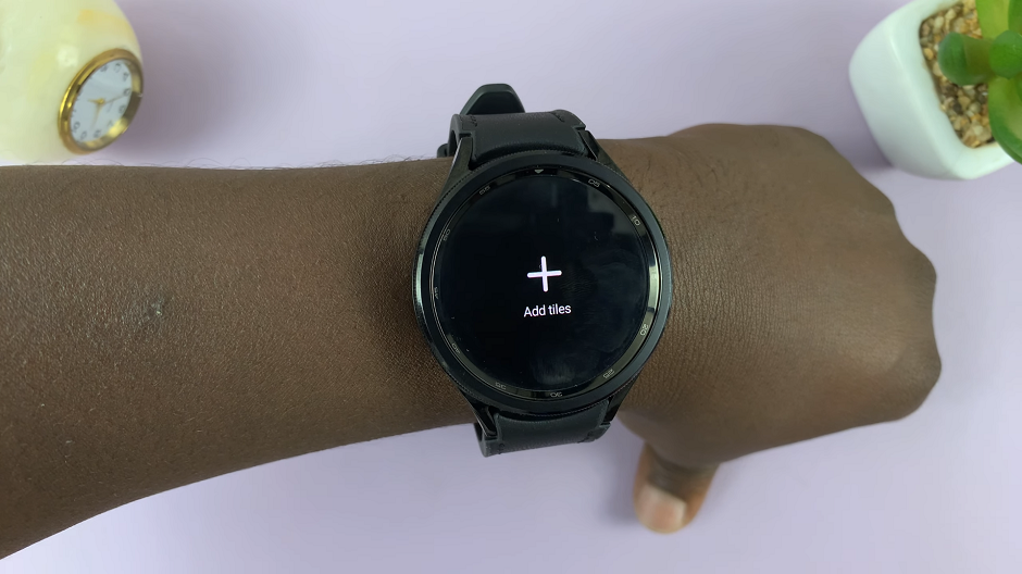 Add Tiles On Watch 6 Classic