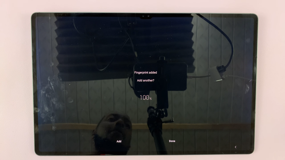 Set Up Fingerprint Password On Samsung Galaxy Tab S9 Series