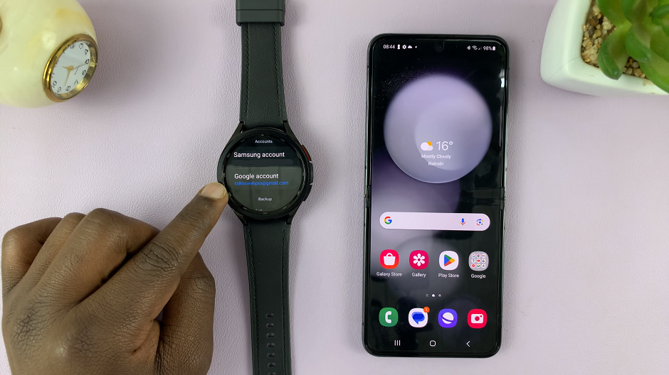 Google Account On Samsung Galaxy Watch 6/6 Classic