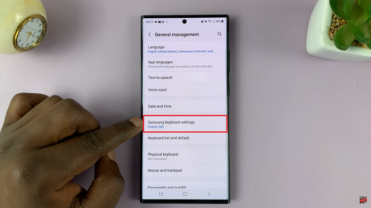 Change Keyboard Layout On Samsung Galaxy S23