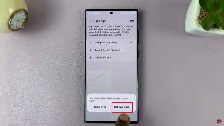 Change Language Back To English On Samsung Galaxy S23
