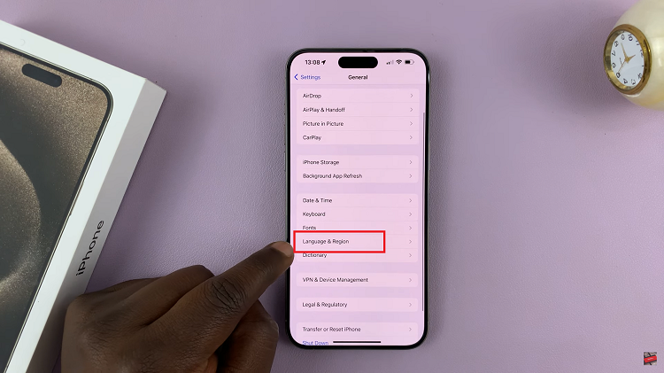 Change Language On iPhone 15