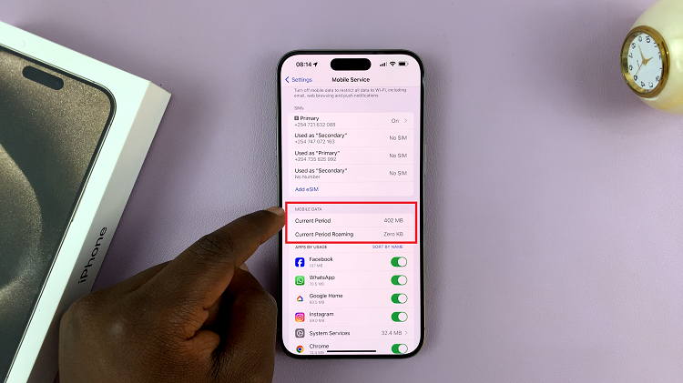 Check Data Usage On iPhone 15 & iPhone 15 Pro