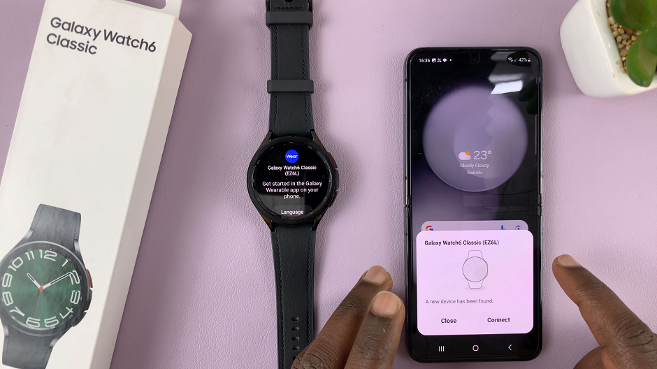 Pair Samsung Galaxy Watch 6 with Samsung Galaxy Z Flip 5