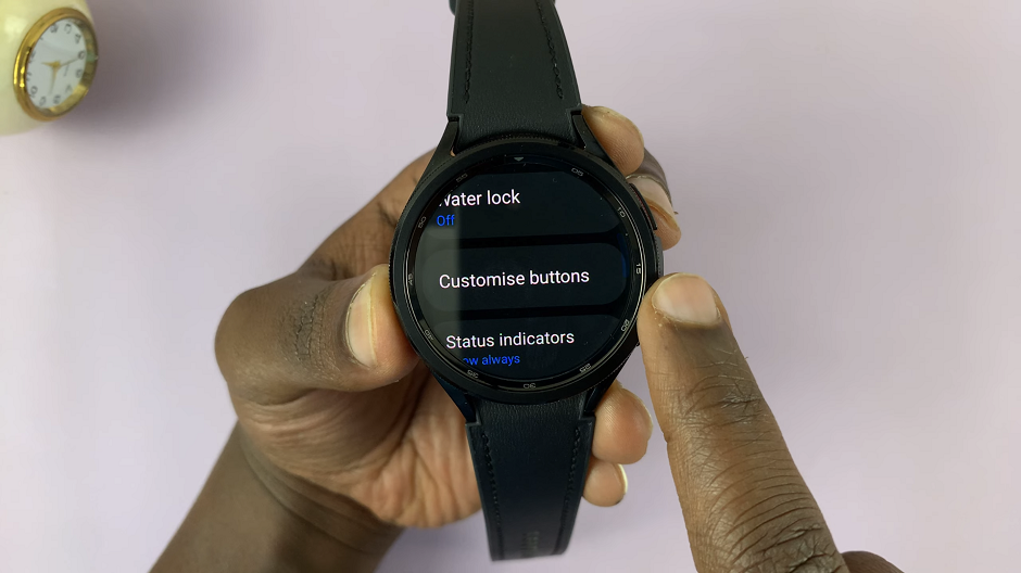 Customise Button On galaxy Watch 6