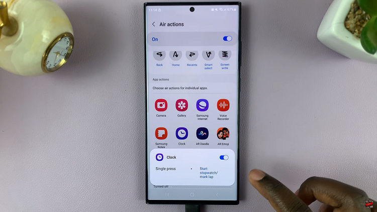 Customize S Pen Air Actions For Individual Apps On Samsung Galaxy S23 Ultra