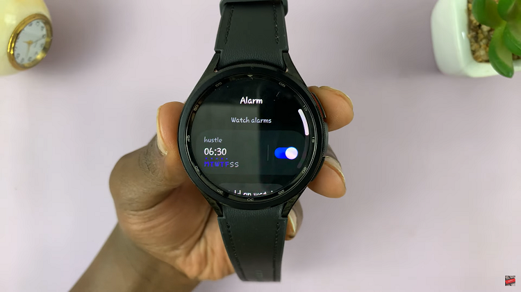 Delete Alarm On Samsung Galaxy Watch 6