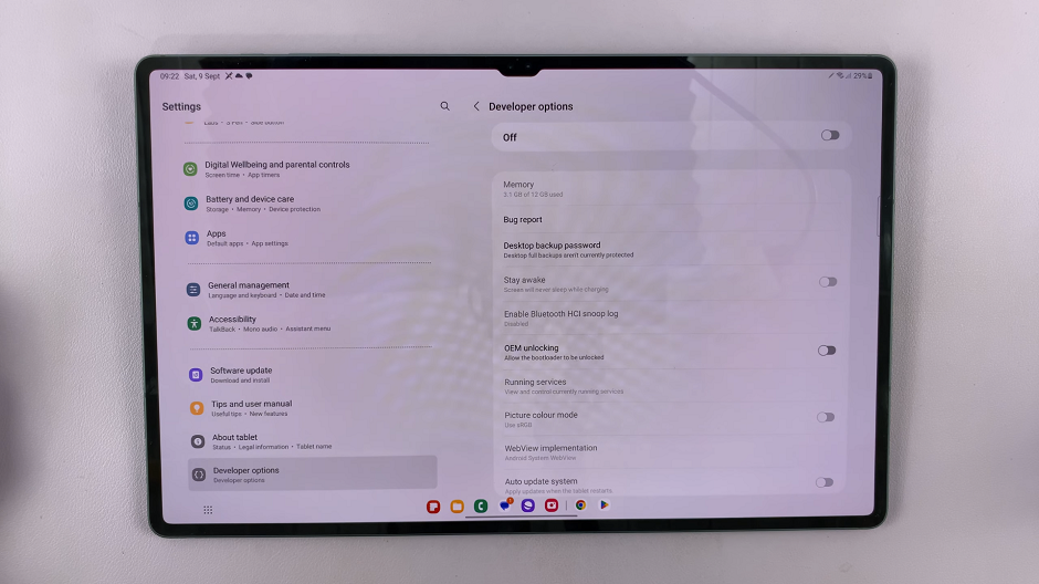 How To Disable Developer Options On Samsung Galaxy Tab S9 Series