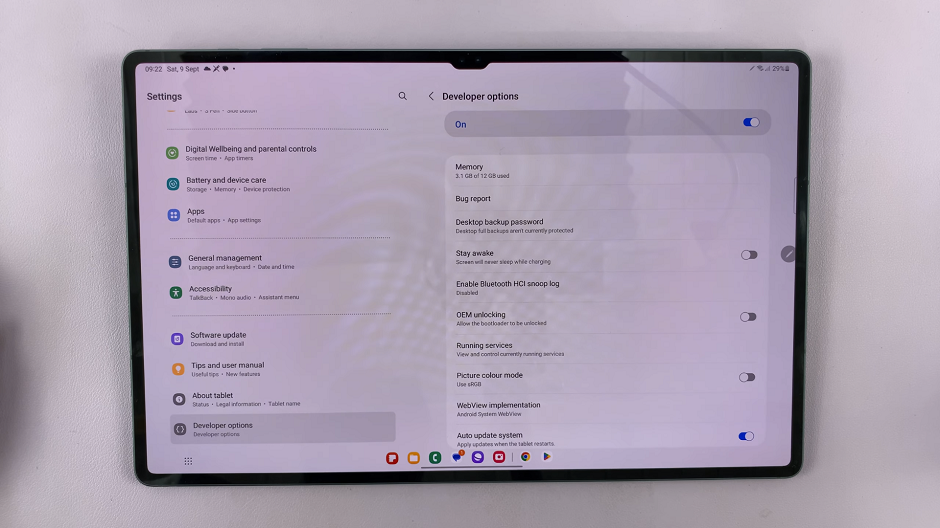 How To Enable Developer Options On Samsung Galaxy Tab S9 Series