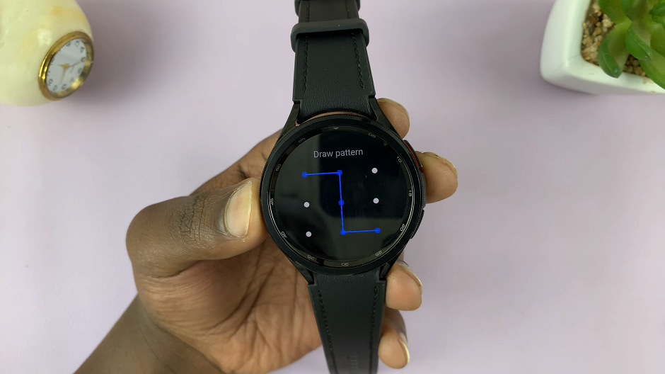 How To Set Up Lock Screen Pattern On Samsung Galaxy Watch 6/6 Classic