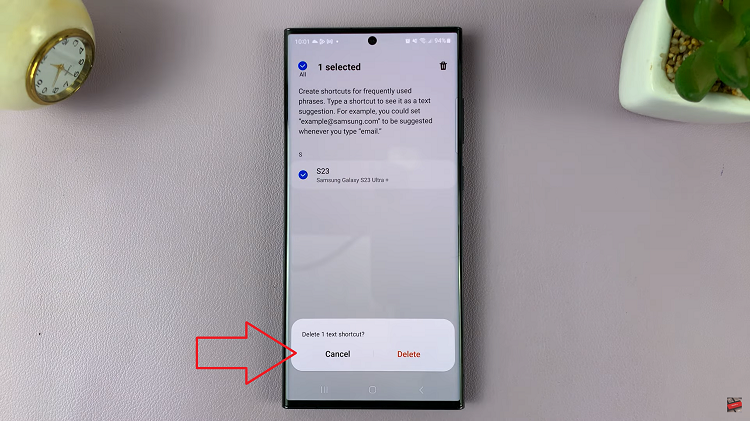 Edit & Delete Text Shortcuts On Keyboard Of Galaxy S23