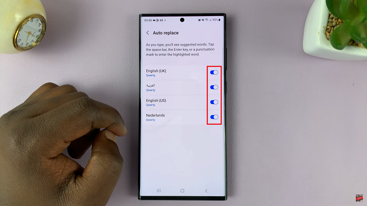Enable & Disable Auto Spell Check On Keyboard Of Samsung Galaxy S23