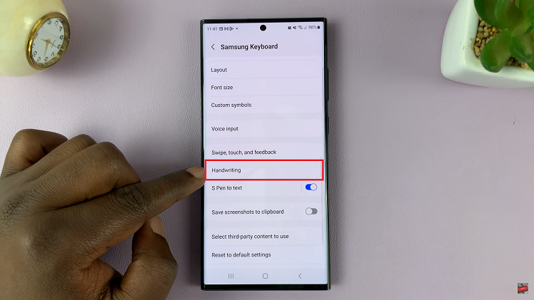 Enable & Disable Keyboard PEN Detection On Samsung Galaxy S23 Ultra