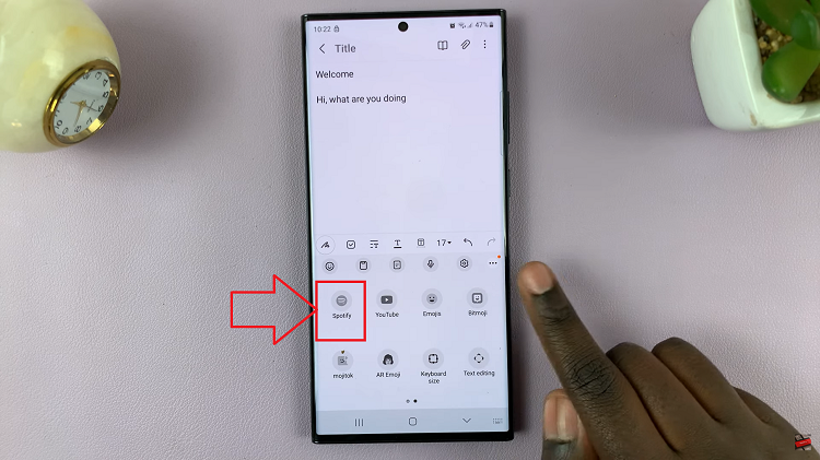 Enable & Disable Spotify Music On Keyboard Of Samsung Galaxy S23