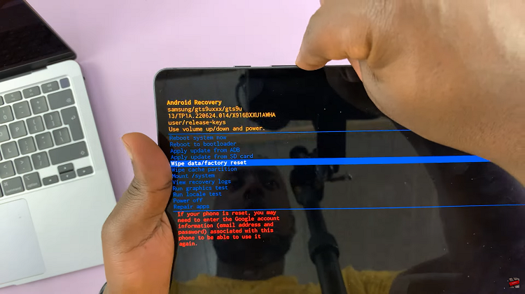 Enter & Exit Recovery Mode On Samsung Galaxy Tab S9