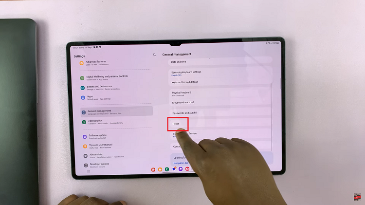 Factory Reset Samsung Galaxy Tablet S9