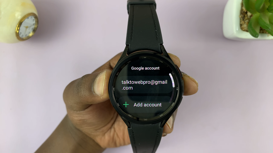 Google Account On Samsung Galaxy Watch 6/6 Classic