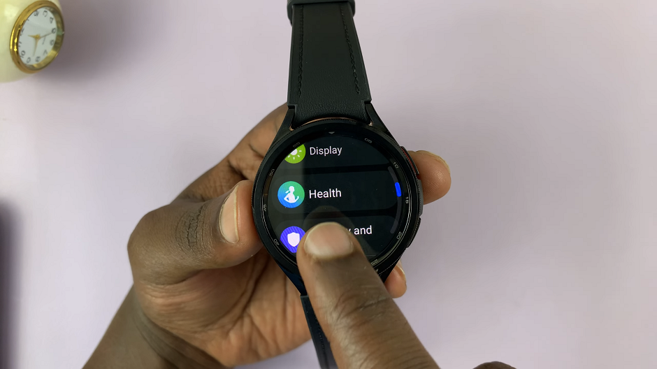 Health App On Samsung Galaxy Watch6