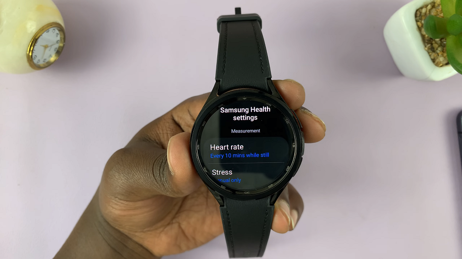 How To Enable/Disable Automatic Heart Rate Measurement On Samsung Galaxy Watch 6/6 Classic