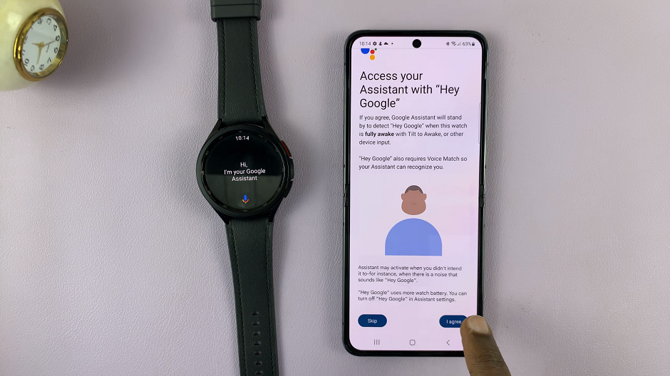 Access your Google Assistant with "Hey Google"