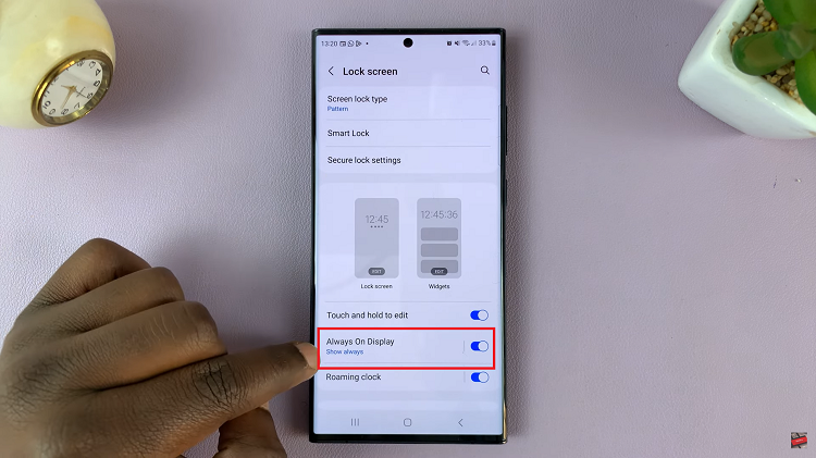 Hide Music Information On Always ON Display Of Samsung Galaxy S23