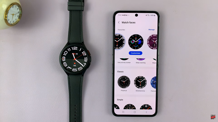 How To Change & Customize Watch Face On Samsung Galaxy Watch 6 6 Classic