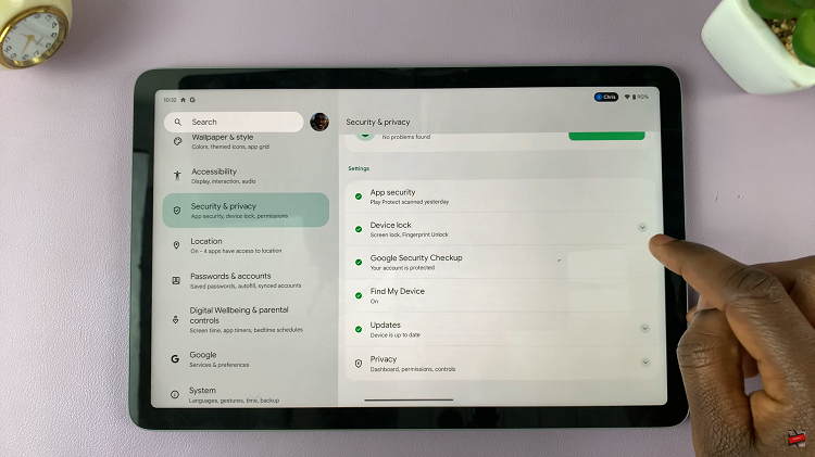 How To Change Screen Lock PIN On Google Pixel Tablet