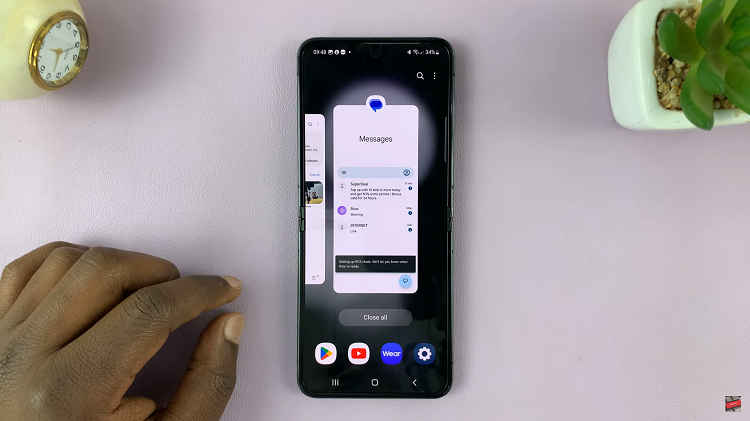 How To Close Apps On Samsung Galaxy Z Flip 5