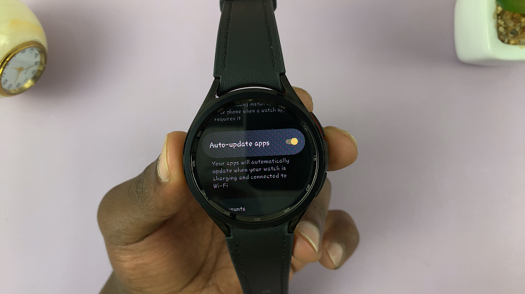 How To Enable & Disable Automatic App Updates On Samsung Galaxy Watch 6