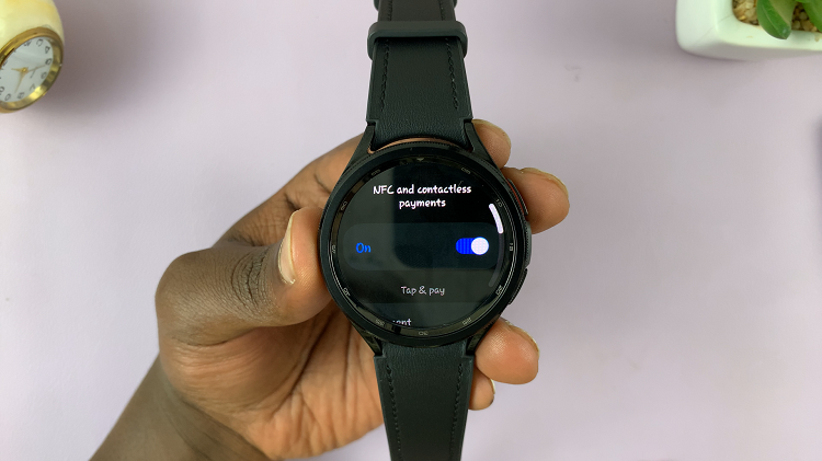 How To Enable & Disable NFC & Contactless Payments On Samsung Galaxy Watch 6