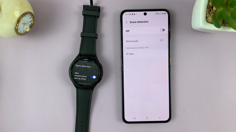 How To Enable & Disable Snoring Detection On Samsung Galaxy Watch 6