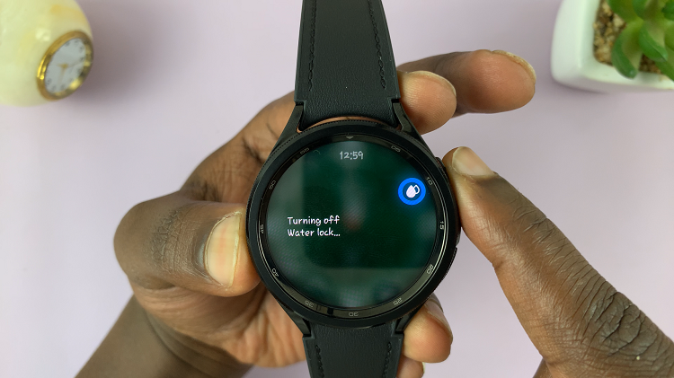 How To Enable Disable Water Lock On Samsung Galaxy Watch 6 6 Classic