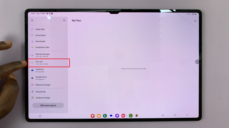 How To Format SD Card In Samsung Galaxy Tab S9 Series