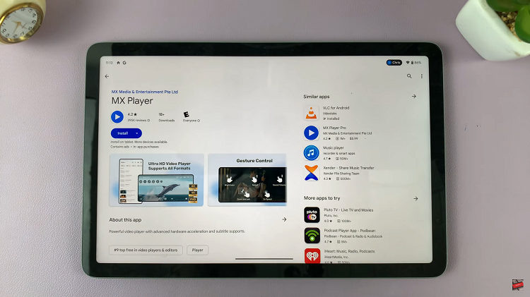 How To Install MX Player On Google Pixel Tablet