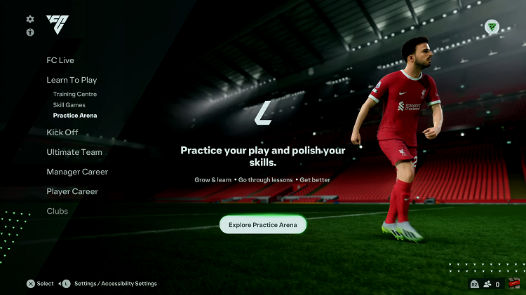 How To Open Practice Arena On EA Sports FC 24