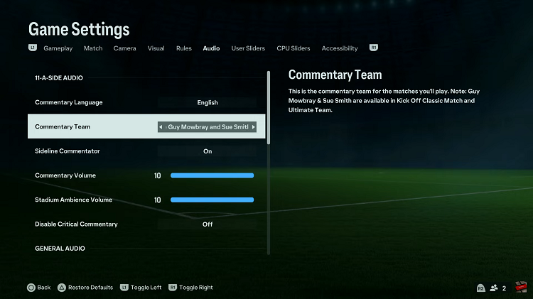 How To Set Guy Mowbray & Sue Smith as Default Commentators On EA Sports FC 24 How To Set Guy Mowbray & Sue Smith as Default Commentators On EA Sports FC 24