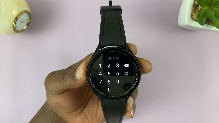 How To Set Up Lock Screen PIN On Samsung Galaxy Watch 6 /6 Classic