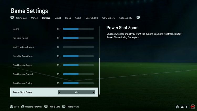 How To Turn Power Shot ZOOM ON & OFF On EA Sports FC 24