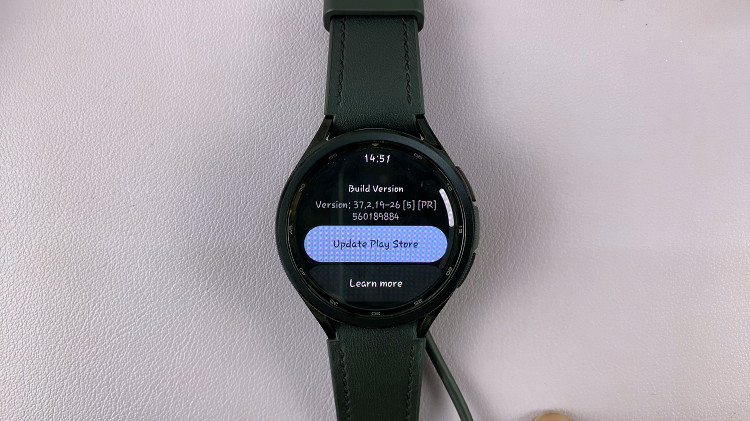 How To Update Google Play Store On Samsung Galaxy Watch 6 /6 Classic