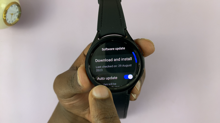 How To Update Samsung Galaxy Watch 6