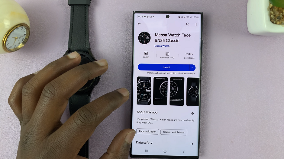 Install Third-Party Watch Face