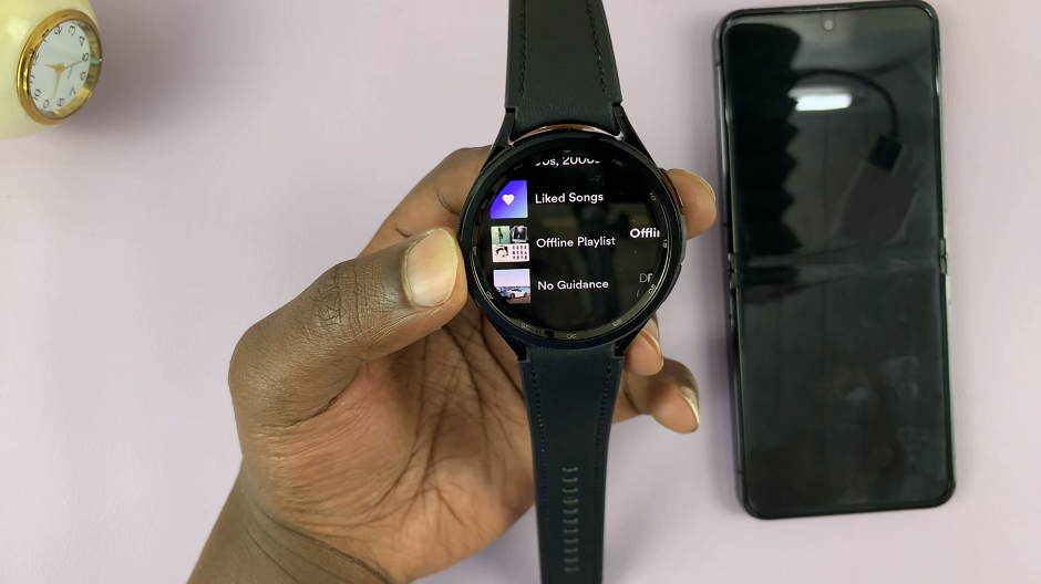 Set Up Spotify Playlists On Samsung Galaxy Watch 6/6 Classic