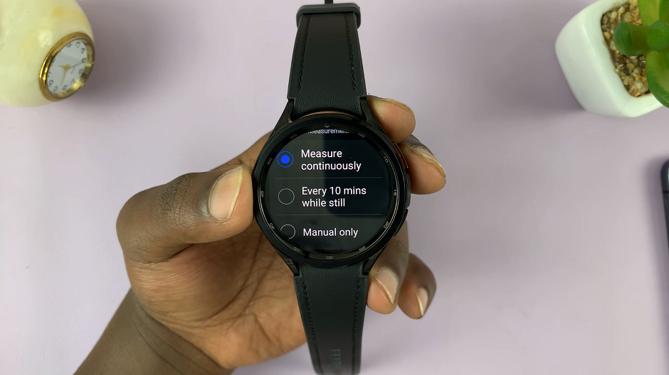 How To Enable Automatic Heart Rate Measurement On Samsung Galaxy Watch 6/6 Classic