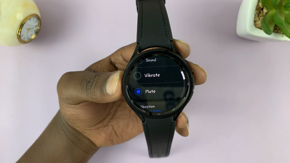How To Turn ON Silent Mode On Samsung Galaxy Watch 6/6 Classic