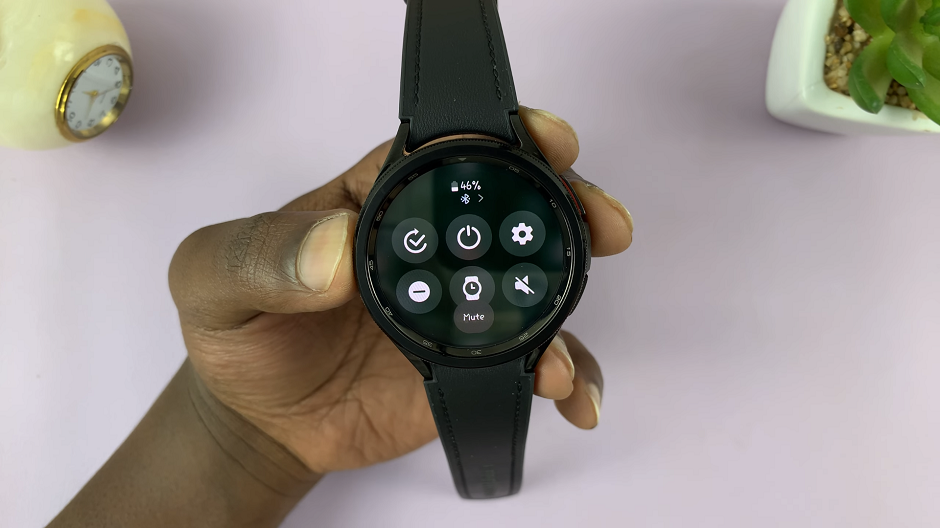How To Turn ON Silent Mode On Samsung Galaxy Watch 6/6 Classic via Quick Settings