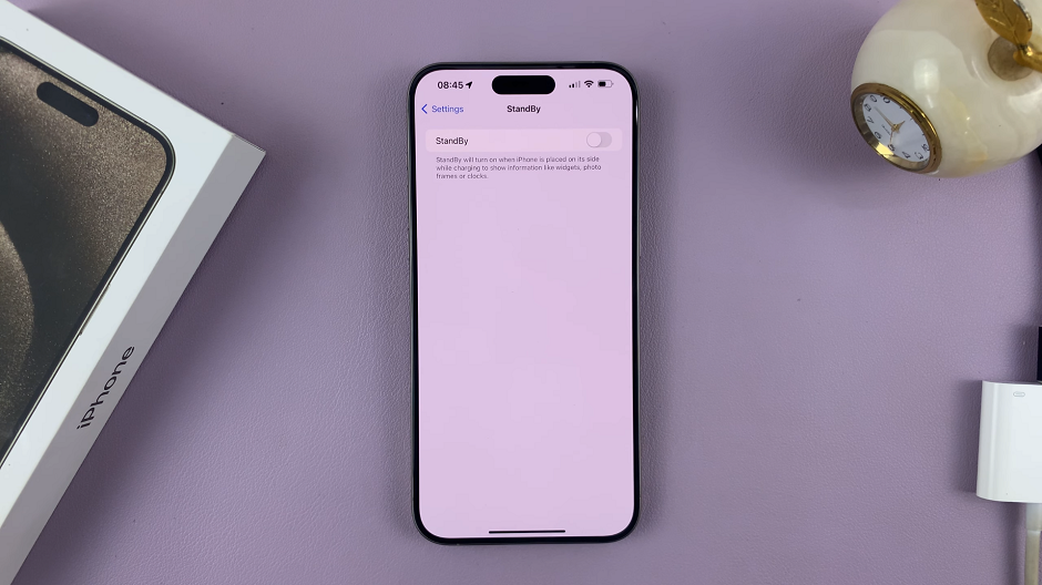 How To Turn Standby Mode OFF On iPhone 15 & 15 Pro